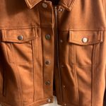 nwt Jacket suede like d&co adaptive zipper size small Tan Photo 1