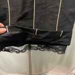 Trina Turk Black Tan Contrast Piping Sheath Career Work Dress Pockets Size 4 Photo 5