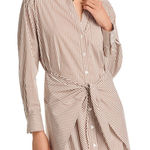 Veronica Beard NWT Roanoke Striped Shirtdress Sz 8 Photo 0