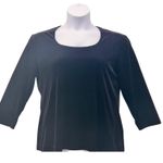 Willi Smith Whimsigoth Velvet Top Large Goth Witchy Black Velvet Photo 0