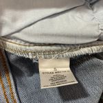 BAR x Olle & Hali Women's Washed Flower Hologram Flare Jeans Size S Blue Photo 7