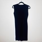 Joseph Ribkoff Joseph Ribkoff Scuba Crepe Color Block Dress in Black & Vanilla SZ 8 Sleeveless Photo 3