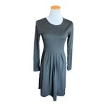 NWT Womens DouBCQ Casual Long Sleeve Flowy Pleated Fall Dresses w Pockets Photo 2