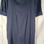 Elie Tahari  Navy Blue Shirt Dress Photo 11