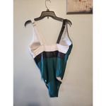 Gabifresh Swimsuits For All Black White Green One Piece Swimsuit Size 18 D/DD Blue Photo 3