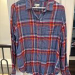 Lucky Brand  Plaid Button Down Shirt Size L Soft Lightweight Flannel Photo 1