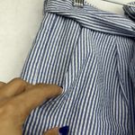 Bow Shorts, Blue&White Seersucker, Size M Blue Size M Photo 1