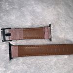 None Apple Watch band 42/44/45mm Elegant Tan Leather Watch Band Photo 1