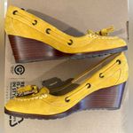 Cole Haan Wedges Shoes Women's 8B F8 D25497 Mustard Yellow Work Business Casual Photo 3