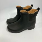 Chooka  black Chelsea rain boots‎ lined size 6 Photo 2