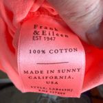 Frank & Eileen  Mini Cory VTG Muscle Tee Coral Pink Sleeveless Shirt Dress LG Photo 4