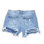 Hot Kiss Women”s Distressed Denim Blue Shorts(Size 9) Photo 1