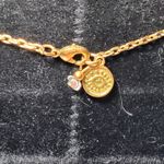 Dove Hope Spiritual Gold Tone Beaded Signed 18" Religious Religion Photo 3