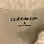 Croft & Barrow , Large, White Blouse with Two Front Pockets Photo 7