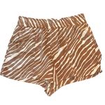 A New Day High Waist Tan Zebra Print Shorts. Size M Photo 4
