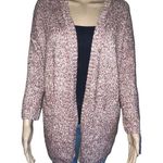 Kaisely  mauve marled open cardigan Photo 0