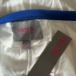 For Cynthia Anthropologie’s White Top Swim Cover Up Handkerchief Hem Size L NWT Photo 8