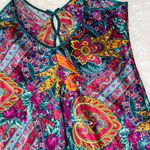 California Dynasty Vintage  Floral Heart Printed Bow Lingerie Slip Dress Photo 5