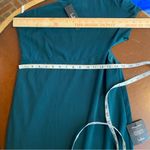 Lulus NWT  Wondrous Romance Dark Green One-Shoulder Mermaid Maxi Dress XL Photo 9