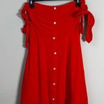 Capulet Giulia Off the Shoulder Mini Dress Womens Small Cherry Red Revolve Party Photo 0