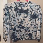 Urban Romantics  Blue and White Tie-Dye Top shirt woman’s small Photo 2