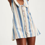 Free People #75 NWT Dover Denim Playsuit in Sweet Tooth Photo 0