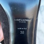 Saint Laurent Babies black suede lace-up block heel sandal IT 38 US 8 Photo 14