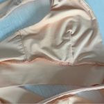 Lulus Triangle Bikini Top Light Orange Orange Stretch ruched light support swim Photo 6