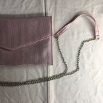 New Elegant Holiday Simmery Purse/Handbag Light Pink/Silver Size 6.5”x10.5” Pink Photo 1