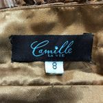 Camille La Vie  Animal Print Beaded Evening Gown 8 Photo 16