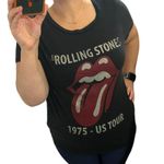 Rolling Stones Rolling Stone Women's XXL 1975 - US Tour Tongue Logo Classic Retro Tee Photo 6
