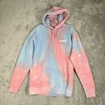 Sisters Shirt Womens Small Blue Pink Tie Dye Hoodie Sweatshirt Casual Athleisure Photo 1