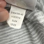 Athleta  V-Neck T-Shirt Striped Short‎ Sleeve Casual Top Athleisure Small Photo 5