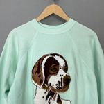 Vintage Dog Sweatshirt Punch Needle Embroidery 3 Photo 2