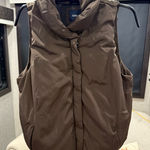 Gap Chocolate Brown Puffer Vest small Photo 0
