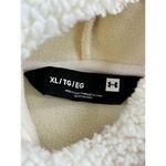 Under Armour Sherpa Hoodie XL Cropped Plush Comfort Spellout Be Seen Pullover Photo 1