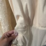 Pink Lily Ivory Lace Long Sleeve bodysuit Photo 3