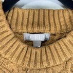 J.Crew Fisherman Cable Knit Tan Crewneck Pullover Sweater Women’s Size Small Photo 3