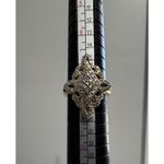 Designer Originals VTG 925 STERLING SILVER‎ MARCASITE DESIGNER RING SIZE 8 Photo 5