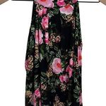 Altar'd State Altar’s State Black & Pink Tropical Floral Tank Top Size XS Photo 0