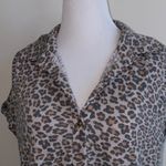 C&C California 4/$20 C & C California medium leopard print button down‎ blouse Photo 1