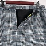 Sigrid Olsen ‎ Wool Blend Plaid Fringe Straight Skirt Size 6 Career Office Photo 7