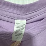 None Women's Purple Graphic Tee with Yin Yang Design Photo 1