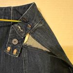 L.L.Bean Women Classic Fit Straight Aline Vintage Pleated Denim Skirt -6 petite Photo 8