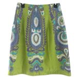 Anthropologie We Love Vera Paisley Colorful A Line Boho Skirt Size 0 Photo 0