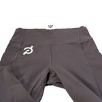 Peloton Gray Mid Rise Raw Unfinished Hem Cropped Leggings Sz M Photo 7