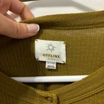 Aerie  Offline Green Henley Top Photo 4
