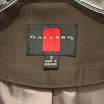 Gallery Vintage Women's Long Tan Jacket Trench Coat Photo 1