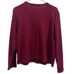 Reference Point  New York Snap Up Burgundy Knit Long Sleeve Knit Cardigan Medium Photo 4