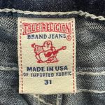 True Religion Vtg  Womens 31 Jeans Dark Denim Joey Super T Flared Leg Bell Bottom Photo 13